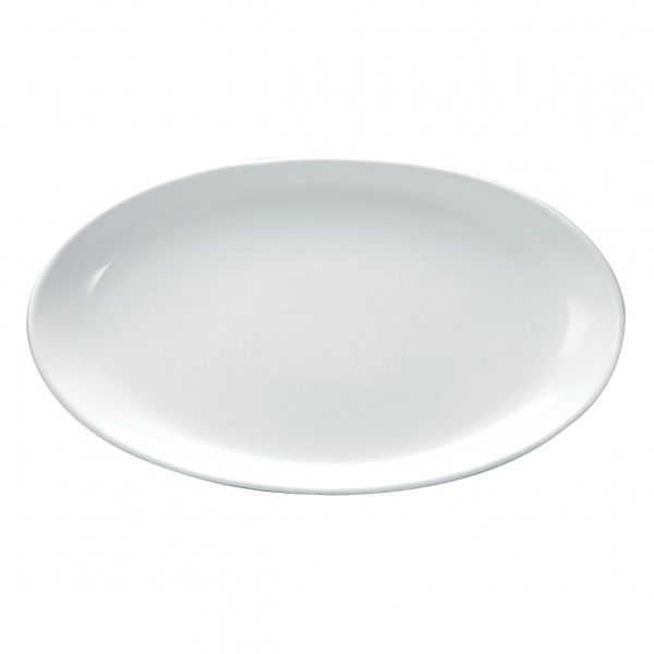 Oneida Porcelain Undecorated Oval Platter, 19&frac12; x 11"