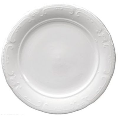 Oneida Venezia Undecorated Plate, 11-5/8"