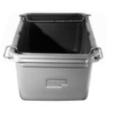 Plastic Gray Jumbo Lug W/ Handles, 16-7/8 x 34-1/2 x 9-7/8