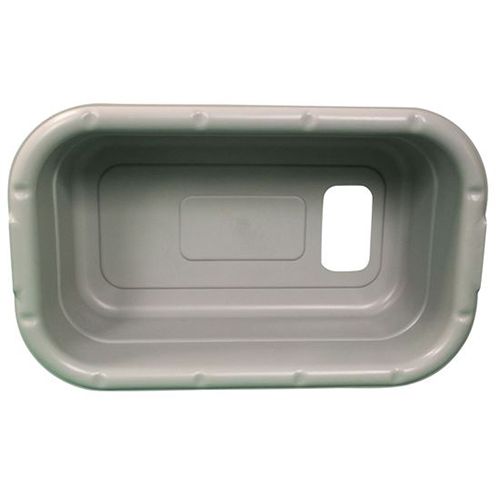 Grey Plastic Lug w/ Offset Hole