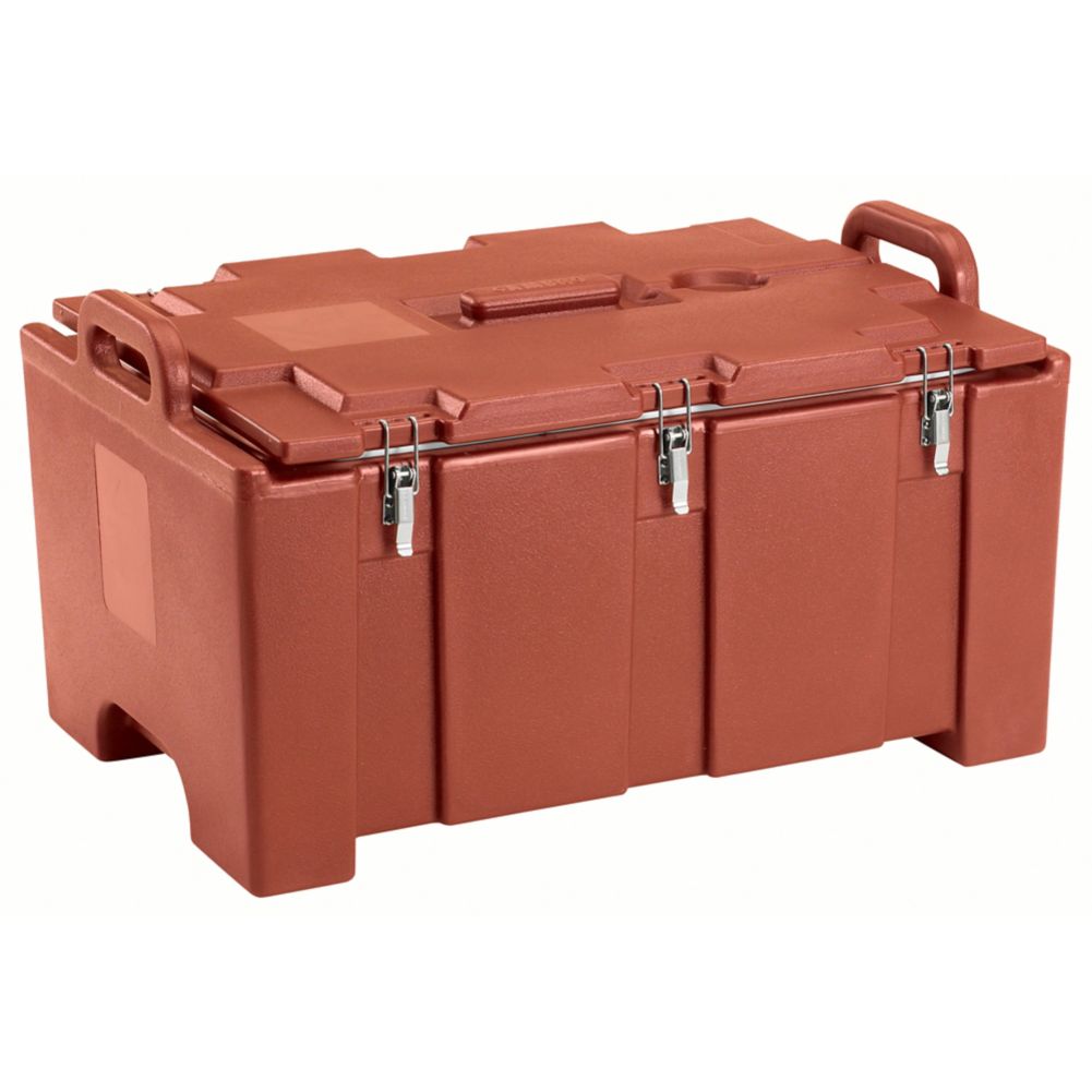 Cambro&reg; 100 Series Brick Red Insulated Food Pan Carrier
