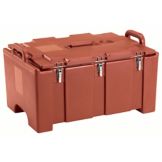 Cambro&reg; 100 Series Brick Red Insulated Food Pan Carrier