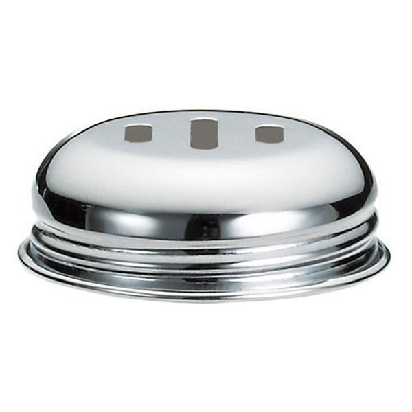 Tablecraft Chrome Plated Slotted Top for6 Oz / 8 Oz Cheese Shakers 260