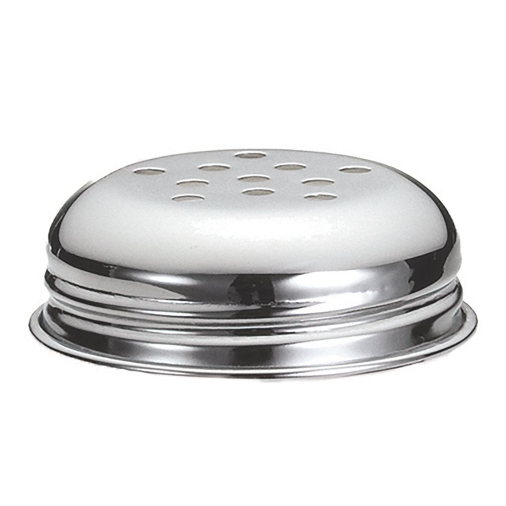 Tablecraft Chrome Plated Perforated Top for 6 Oz P260 Cheese Shakers
