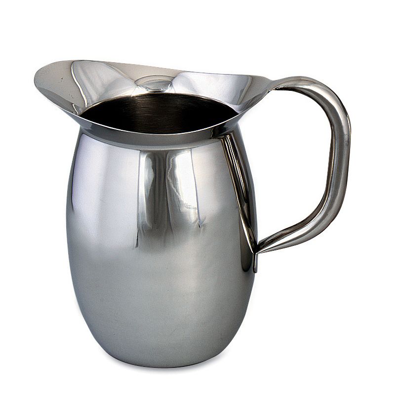 Browne Foodservice S/S 3.1 Qt Bell Pitcher w/ Tubular Handle
