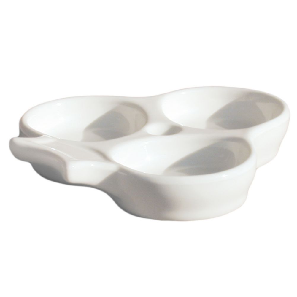 Diversified Ceramics 3-Compartment White Relish Dish