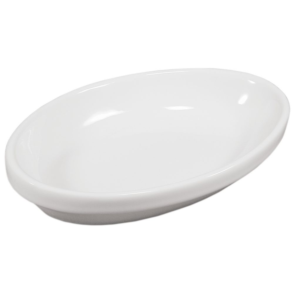 Diversified Ceramics Ultra White 12 oz Oval Pot Pie Dish