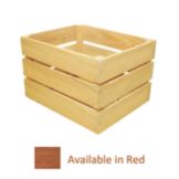 Crate Farm Red &frac12; Orchard Crate 15" x 12-1/4" x 9-5/8"
