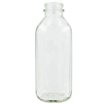 StanPac Plain Glass 1 Qt Milk Bottle