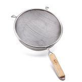 Tablecraft 4-3/4" Tinned Single Fine Mesh Strainer