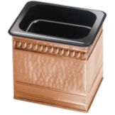 Cal-Mil&reg; 6" x 7" Copper Colored S/S Ice Pan Housing