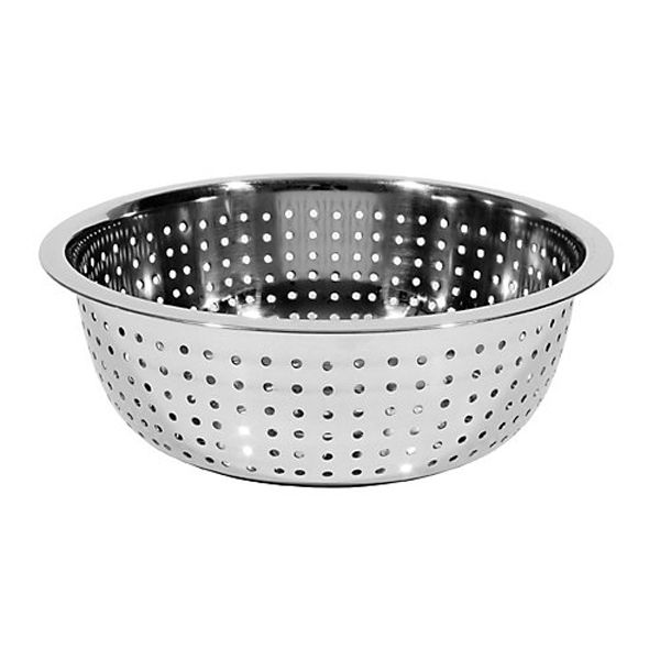 Town Food Service 13.5" Chinese Style Large Hole Colander