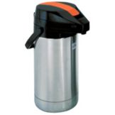 Update International Satin Finish S/S 2.5 L  Airpot / Orange Lever-Top