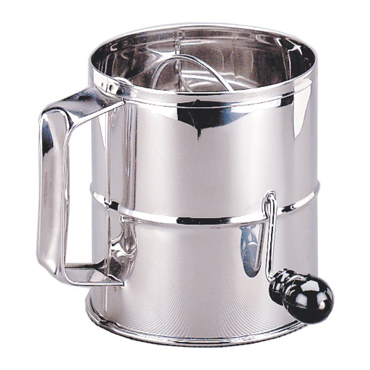 Adcraft S/S Flour Sifter w/ Rotary Handle