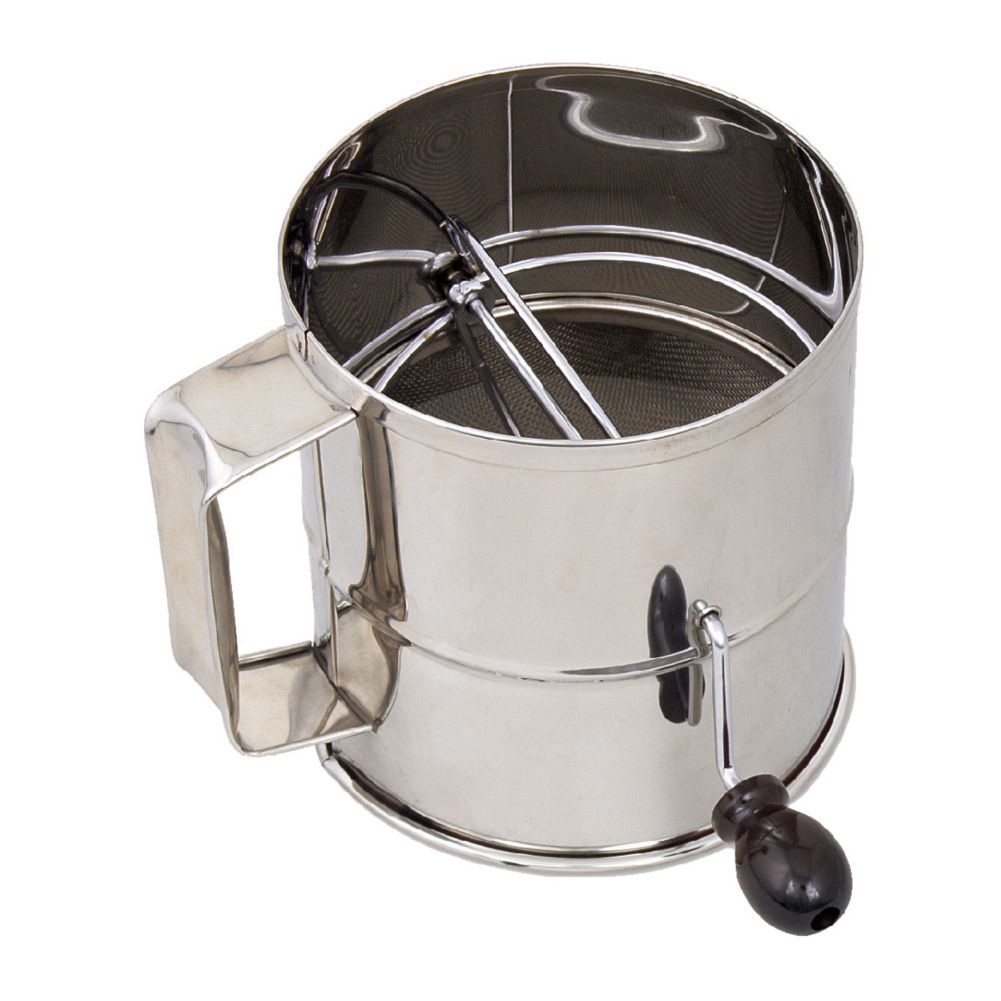 Browne Foodservice S/S 8-Cup Rotary Flour Sifter