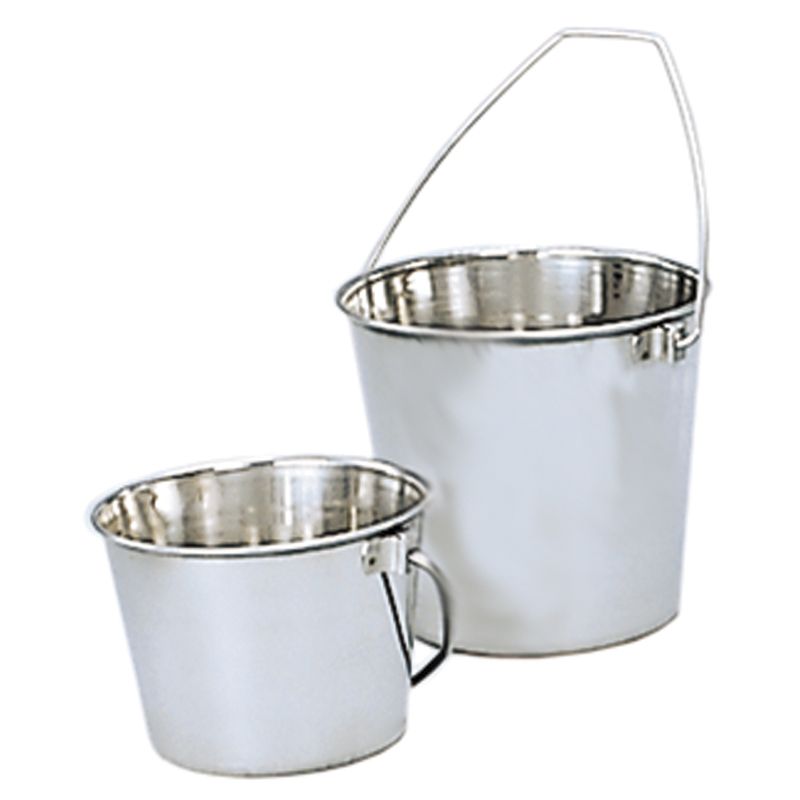Adcraft&reg; 1 Qt. Stainless Steel Small Economy Pail