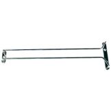 Update International Chrome Plated 10" Glass Hanger
