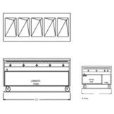 Randell&reg; 72" Heated Cabinet Base Hot Food Table