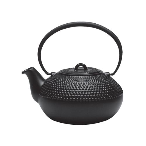 Service Ideas Ceramic "Cast Iron Look" 1.2 liter Teapot
