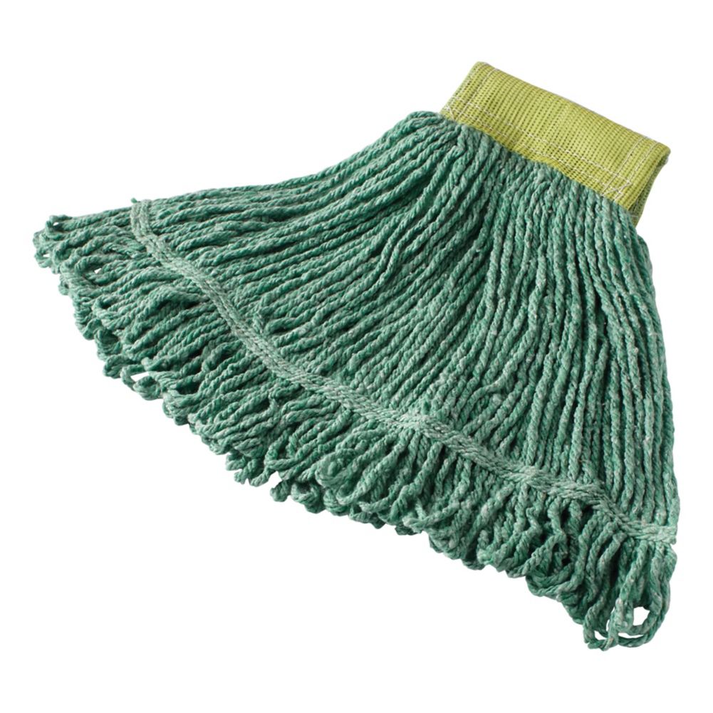 Rubbermaid Super Stitch&reg; Small Green Blended Wet Mop Head