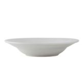 Tuxton&reg; 12 Oz. Alaska/Colorado Porcelain White Rim Soup Bowl