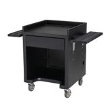 Cambro Black Equipment Stand w/Rails