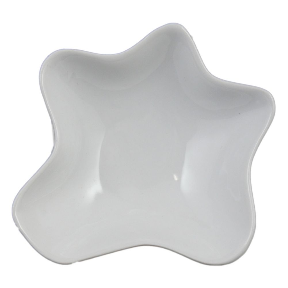Vertex&reg; China Ventana Collection White 5-3/4" Star Dish