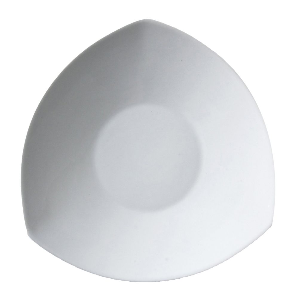 Vertex&reg; Ventana Collection White 11-14/" Triangular Bowl
