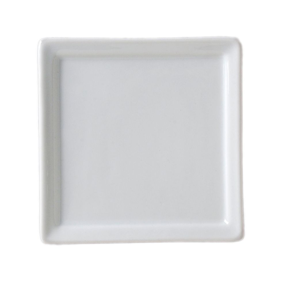 Vertex&reg; Ventana Collection White 11-5/8" Square Serving Tray