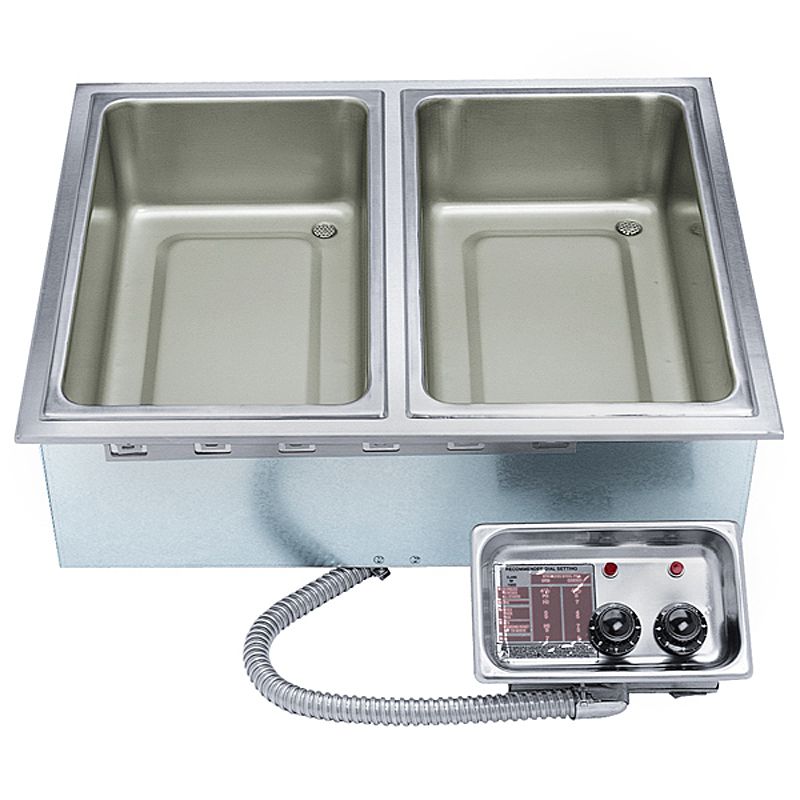 APW Wyott 44-1/8&quot Top Mount Multi Hot Food Well w/ Drain, HFW-3D