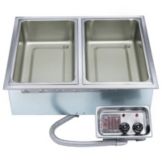 APW Wyott 44-1/8&quot Top Mount Multi Hot Food Well w/ Drain, HFW-3D