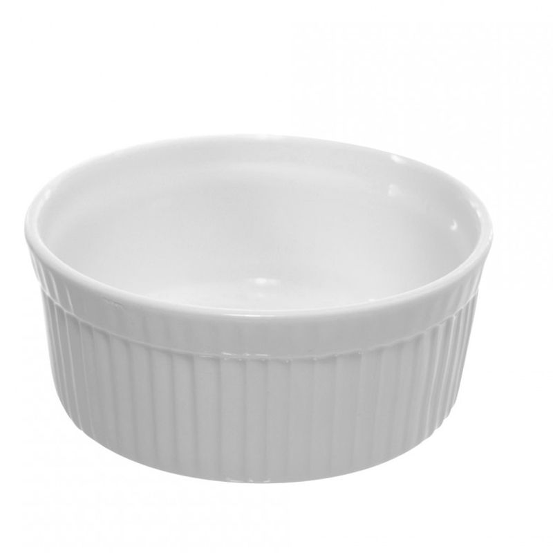 Ten Strawberry Street Whittier White 10 Oz Ramekin