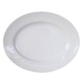 Steelite Distinction Spyro White 13" Oval Platter