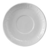 Tuxton 5-5/8" Saucer, Chicago Series, Porcelain White