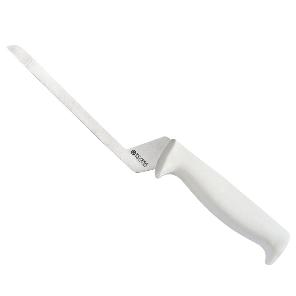 Boska Holland HACCP White Handled Narrow Blade Cheese Knife