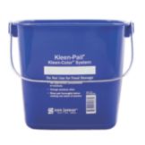 San Jamar&reg; Blue 6-Quart Keel-Pail&reg;