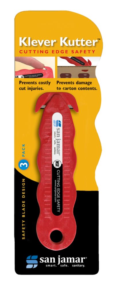 San Jamar&reg; Klever Kutter&trade; Safety Cutter (3 Pack)