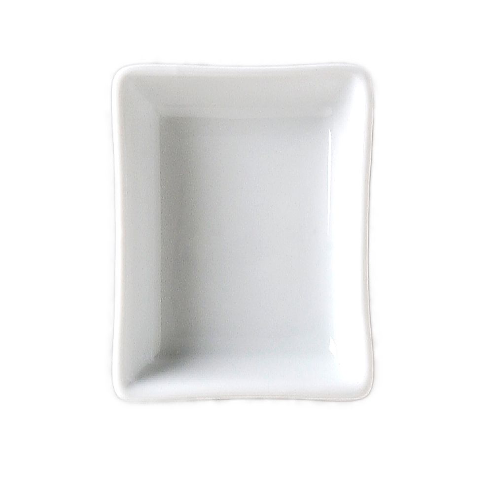 Vertex&reg; China Ventana Collection White Sauce Dish w/ 1 Compartment