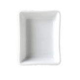 Vertex&reg; China Ventana Collection White Sauce Dish w/ 1 Compartment