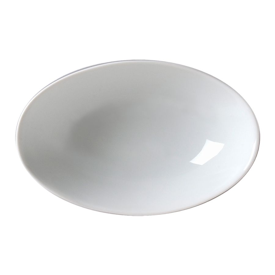 Vertex&reg; China Ventana Collection White 16 Oz. Oval Bowl
