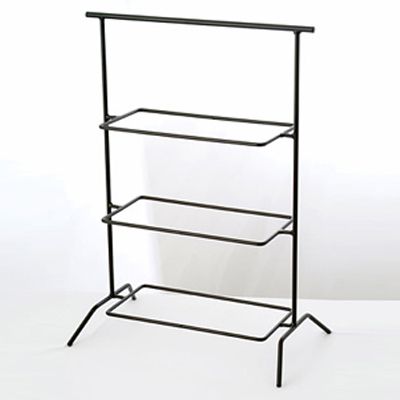 Culinaire&trade; Black Rectangular Three Tier Riser