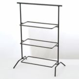 Culinaire&trade; Black Rectangular Three Tier Riser
