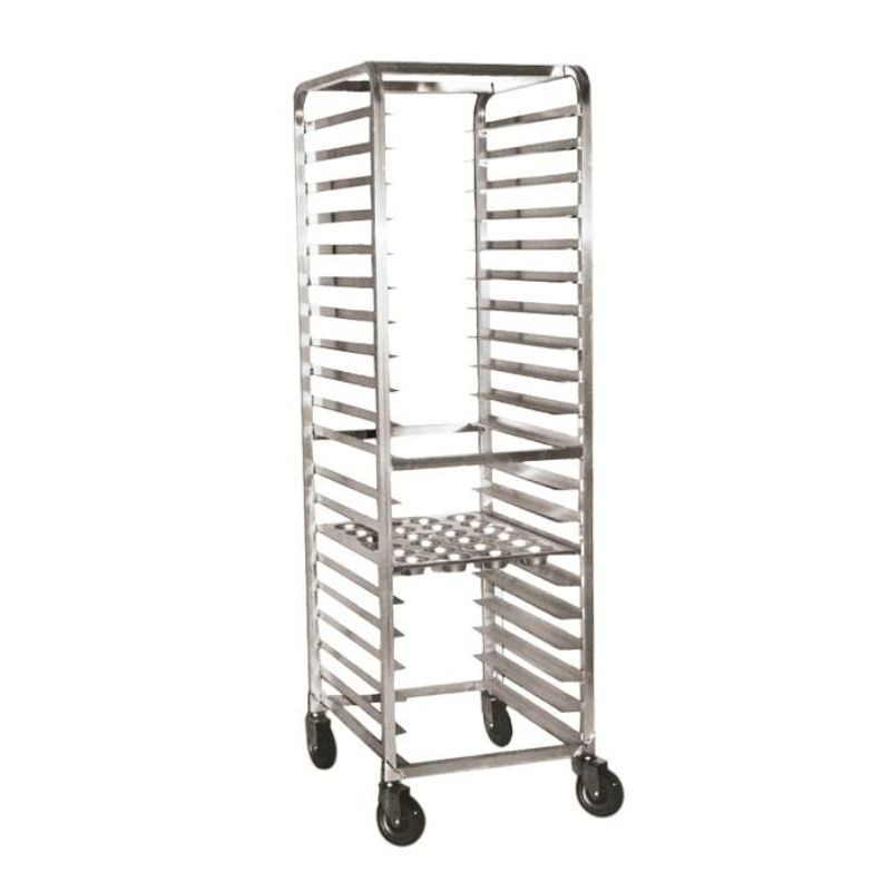 Half Size Pan Rack, 6 Tray Capacity W/ 5" Spacing, 26 x 21 x 38