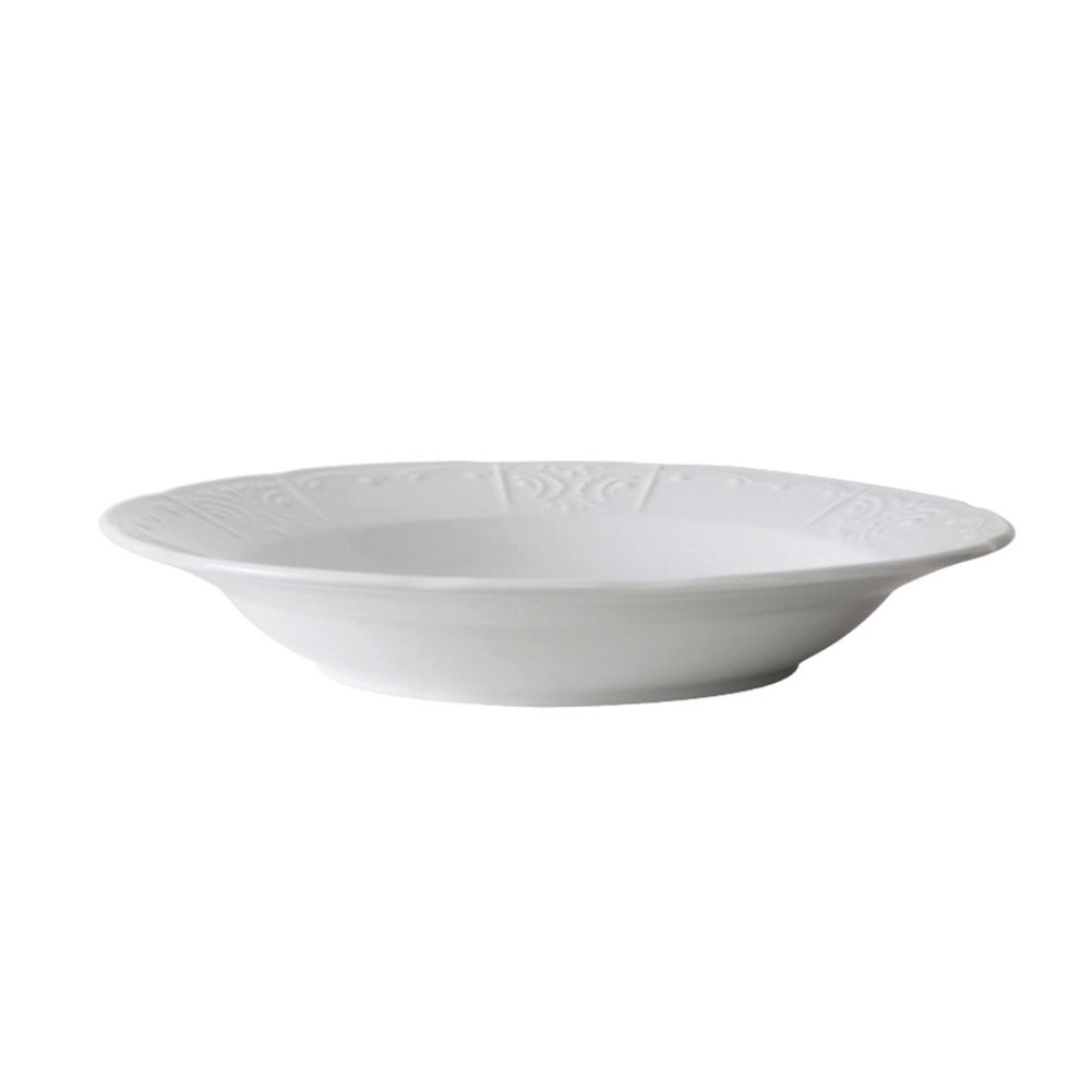 Tuxton&reg; Chicago 25 Oz. Porcelain White Pasta Bowl