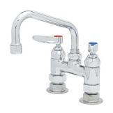 T & S Brass 6" Deck Mounted Double Pantry Faucet