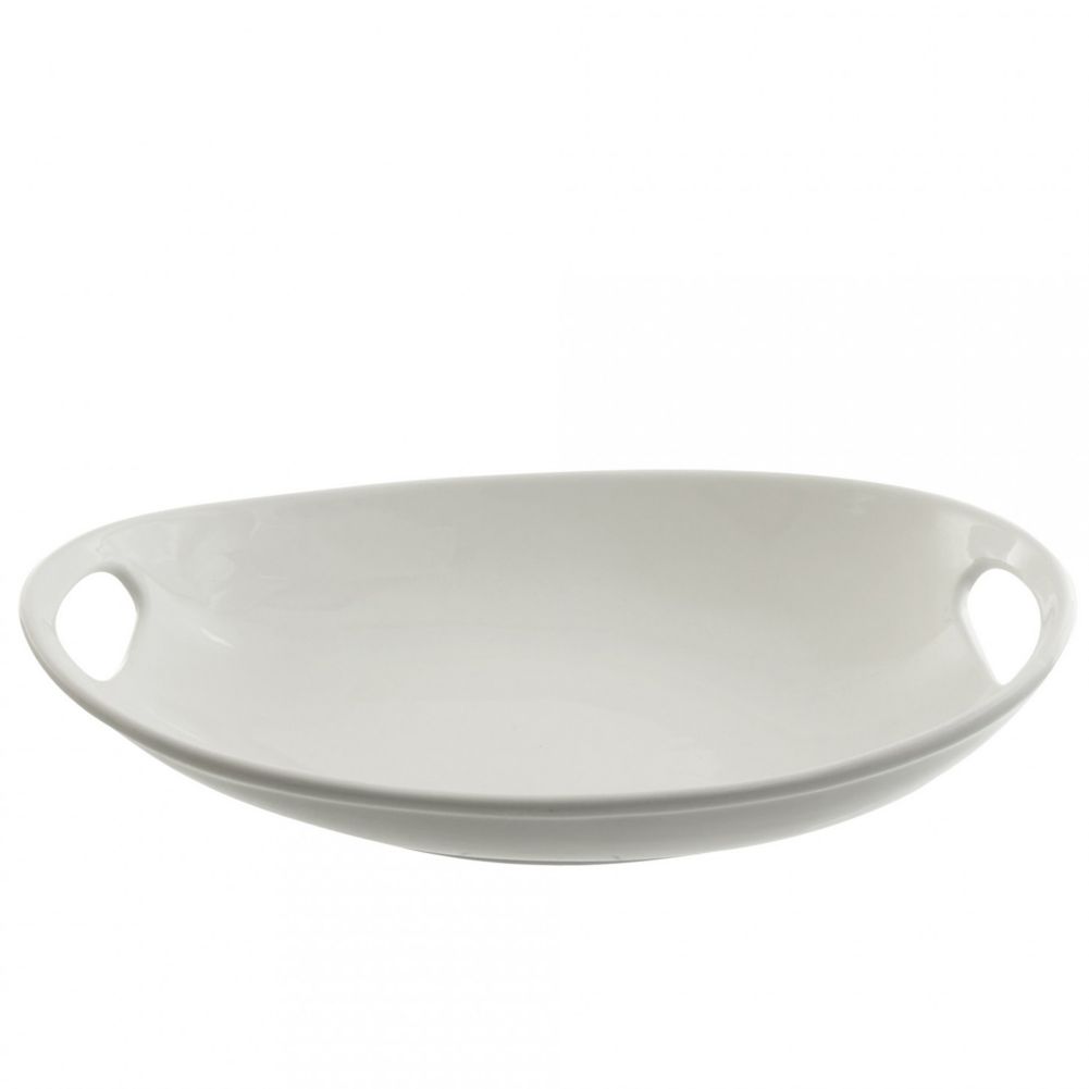 Ten Strawberry Street Oslo 18-1/4 x 12-3/4" Shallow Handled Bowl