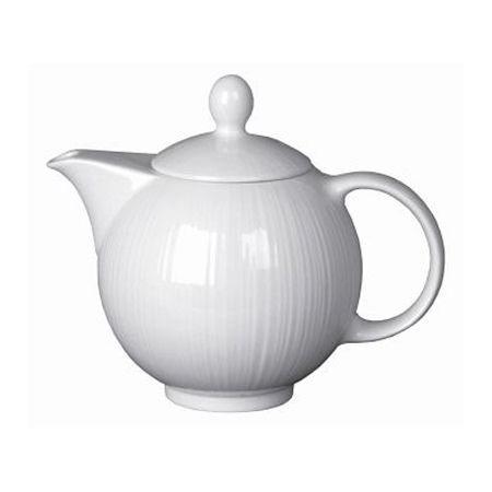 Steelite Distinction Spyro White 12 Oz Teapot with Lid