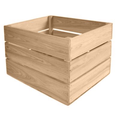 Crate Farm Raw Cypress Apple Crate 18" x 14" x 11-1/2"