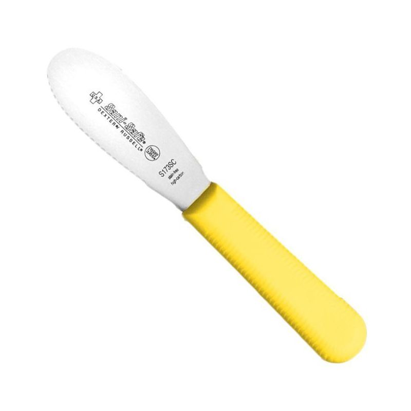 Dexter Russell Sani-Safe&reg; Yellow Handle 3-1/2 In Sandwich Spreader