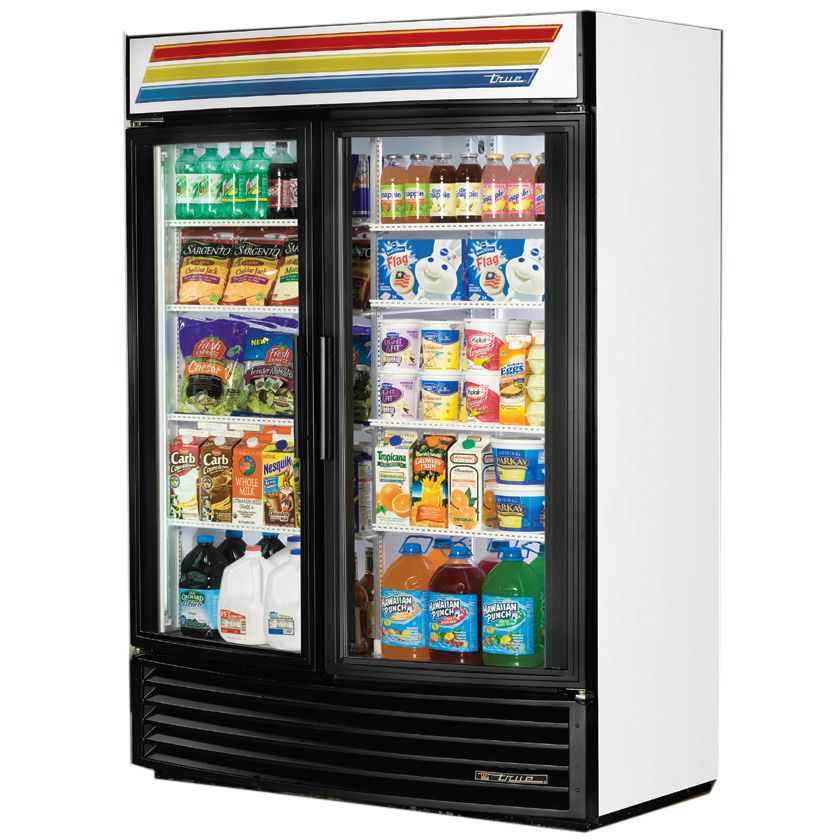 True&reg; Glass Swing Door Radius Front Refrigerator, 49 Cubic Ft